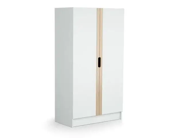Chambre complète CARROUSEL lit+armoire+ commode à langer  blanc et hêtre – Image 4