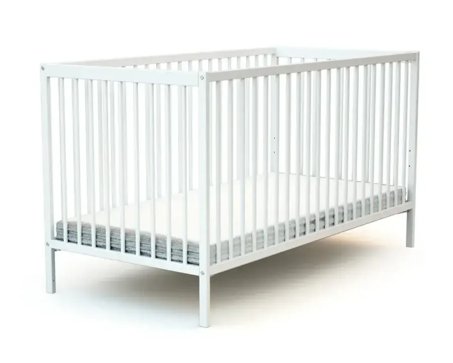 Lit bébé 70/140cm ESSENTIEL blanc