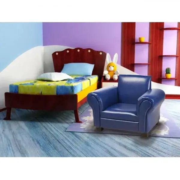 Fauteuil enfant Club - Bleu – Image 4