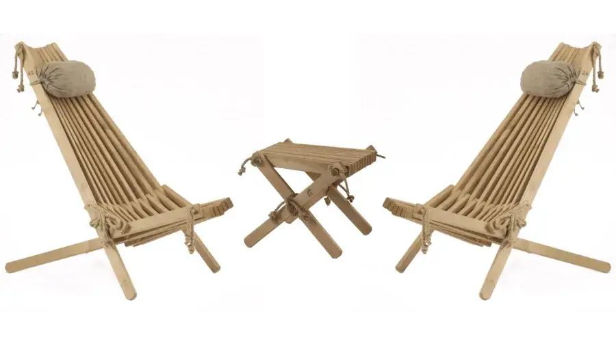 Pack de 2 EcoChairs aulne huilé + 1 Lilli