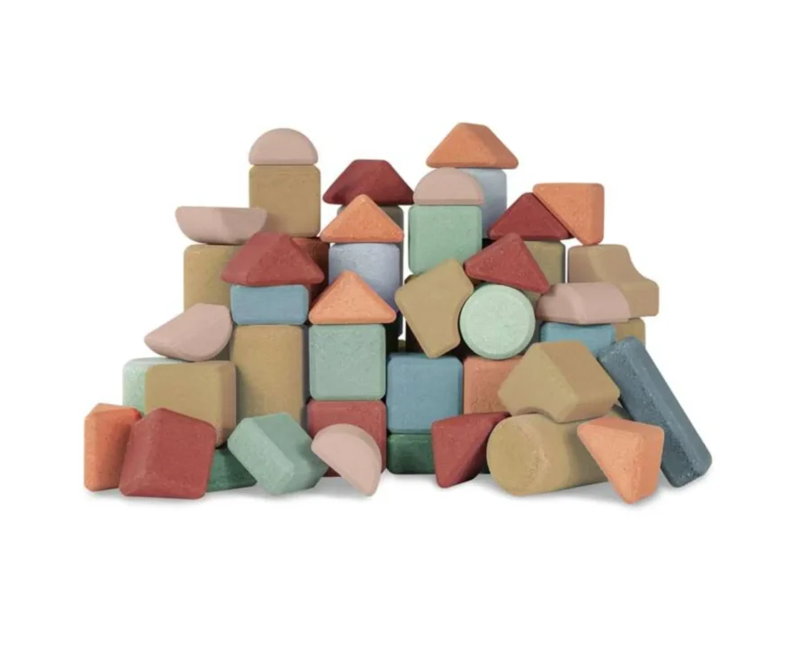 Coffret 60 blocs de construction en liège de KORKO