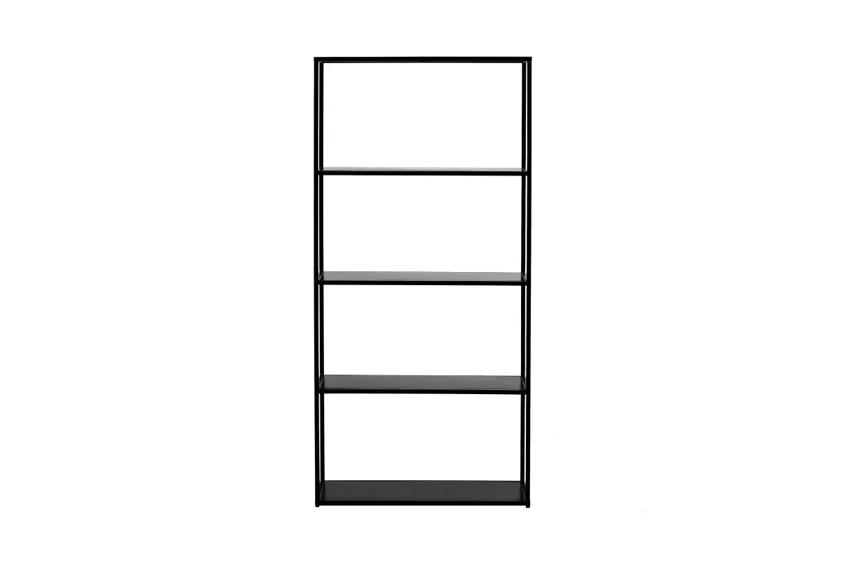 FILAR ETAGERE en métal - 75 x 27 x 154 cm - Noir