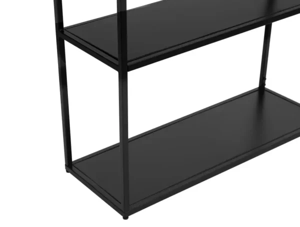 FILAR ETAGERE en métal - 75 x 27 x 154 cm - Noir – Image 2