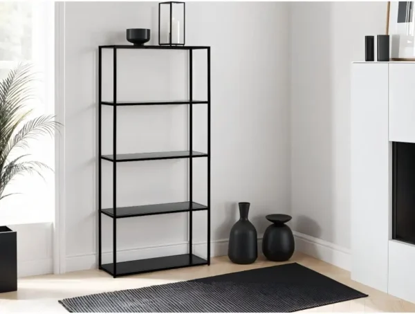 FILAR ETAGERE en métal - 75 x 27 x 154 cm - Noir – Image 6