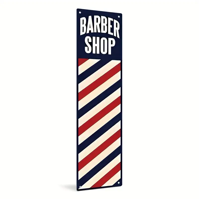 CADRE METAL DECORATION MURALE BARBER 15X60