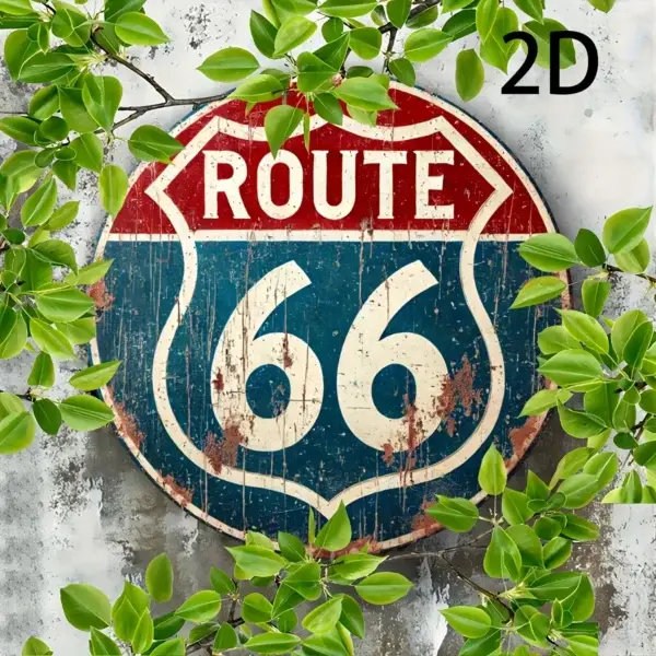 DECORATION MURALE ROUTE 66 – Image 3