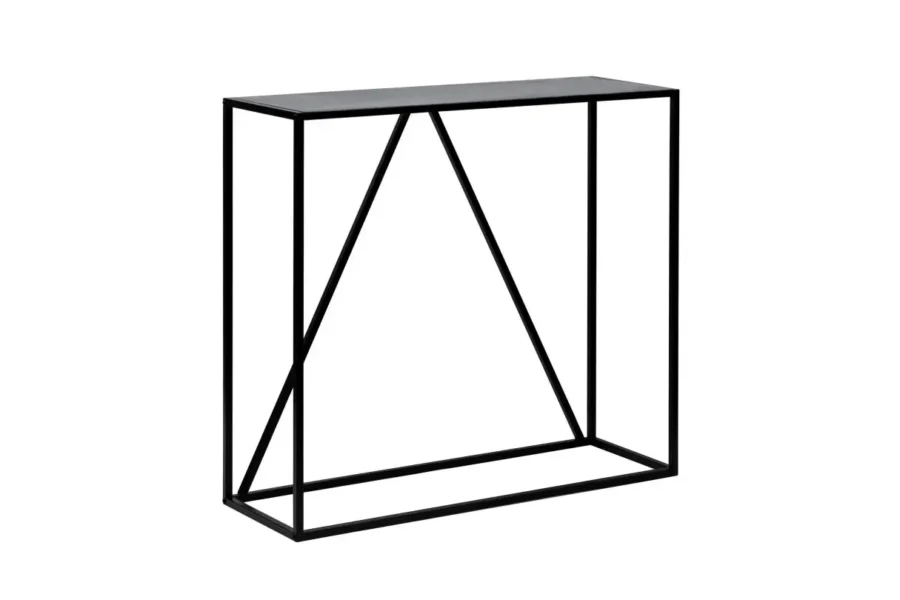 FILAR Console en métal noir