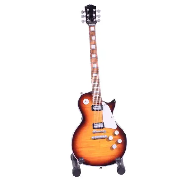 Guitare électrique miniature en bois 20 cm avec support-6  SLASH  GUN AND ROSES
