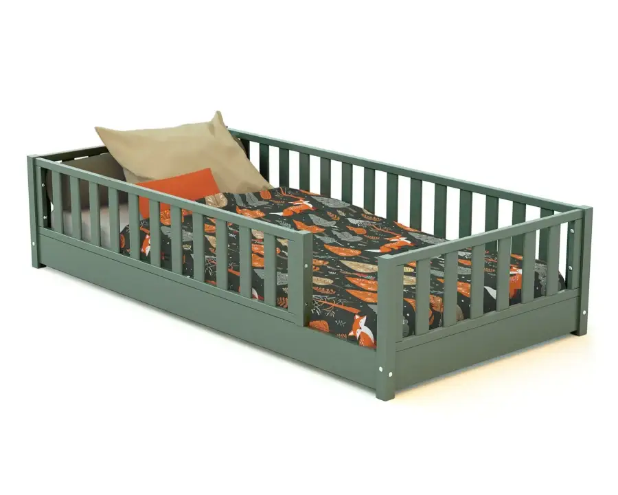 Lit SONHO 90 x 190 cm vert sauge de Jurababy