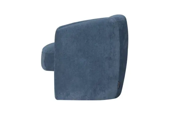 LOUISON Fauteuil en tissu bleu foncé – Image 4