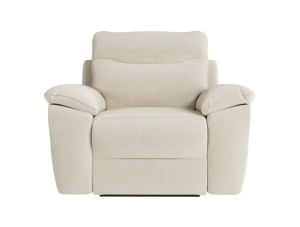 ROSS Fauteuil de relaxation électrique en tissu   beige – Image 5