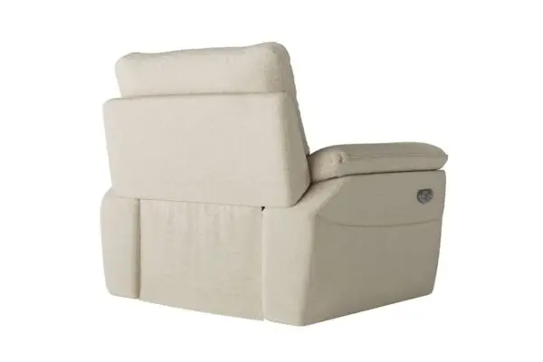 ROSS Fauteuil de relaxation électrique en tissu   beige – Image 7