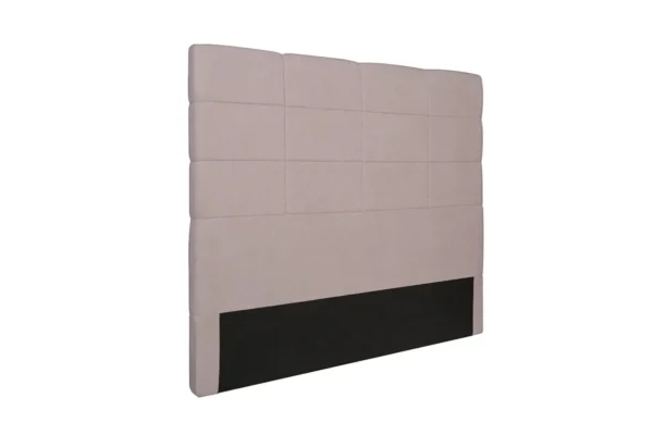 LORENA Tête de lit aspect quadrillé en tissu VIEUX ROSES  140 cm – Image 4