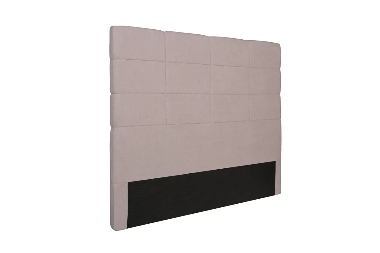 LORENA Tête de lit aspect quadrillé en tissu VIEUX ROSES  140 cm – Image 4