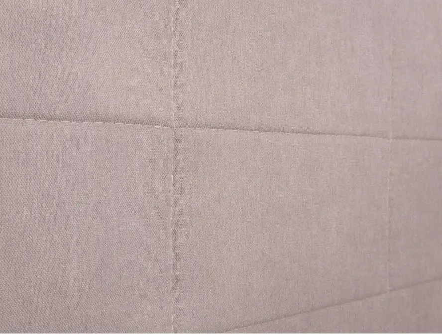 LORENA Tête de lit aspect quadrillé en tissu VIEUX ROSES  140 cm – Image 5