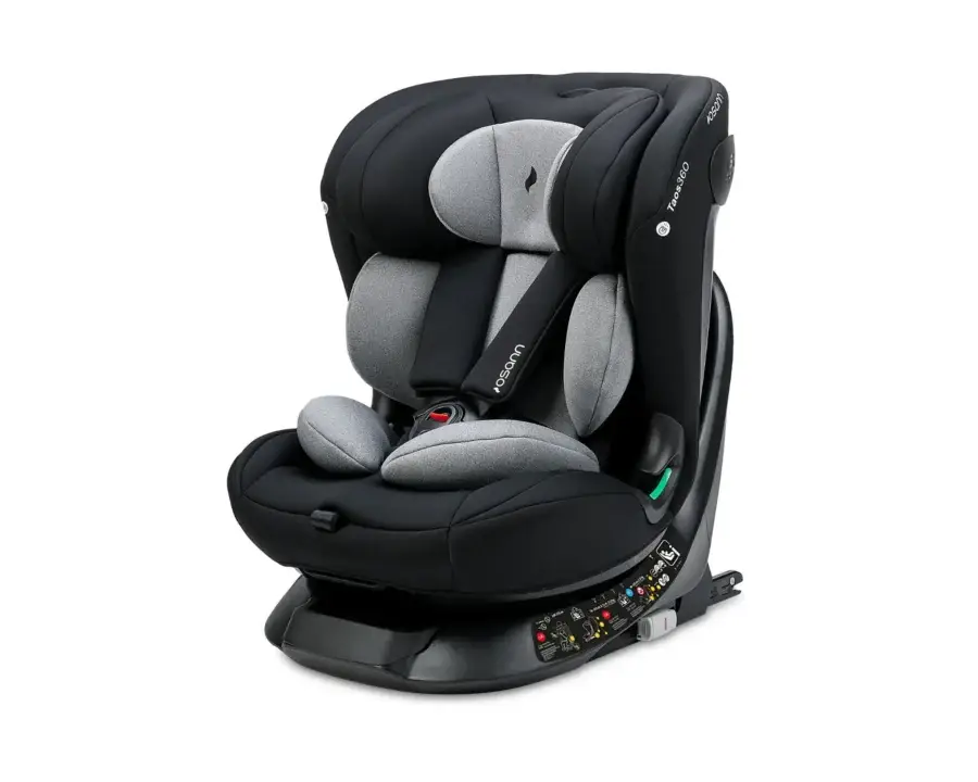 Siège auto pivotant TAOS360 Isofix I-Size gris de OSANN