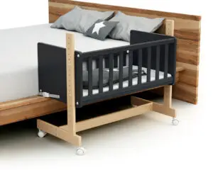 Ensemble berceau-cododo évolutif NATO + table à langer CONFORT gris graphite – Image 4