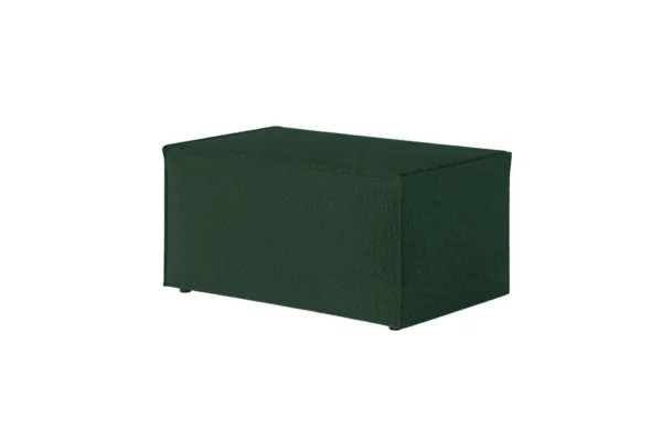 CHARLOTTE Pouf en tissu bouclette VERT – Image 4