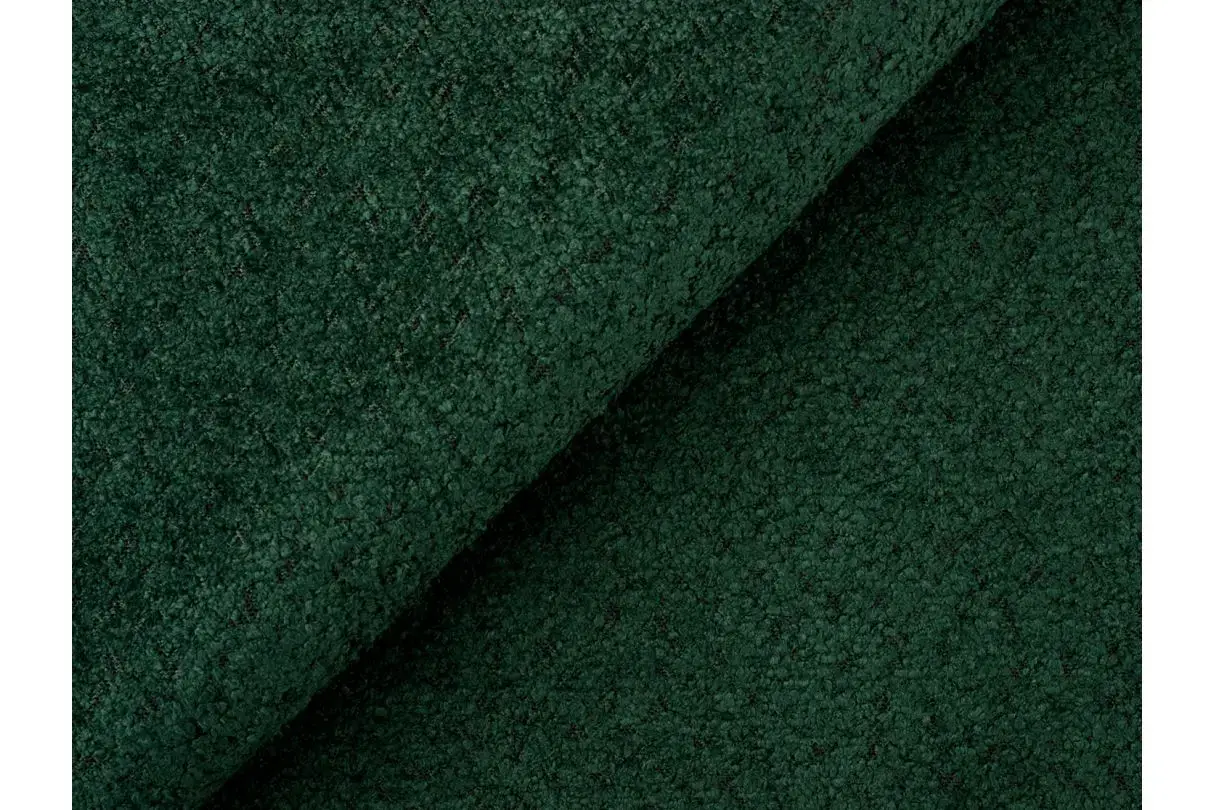CHARLOTTE Pouf en tissu bouclette VERT – Image 5