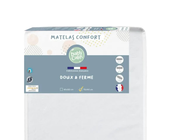 Matelas Confort 70×140 cm de BABYCALIN