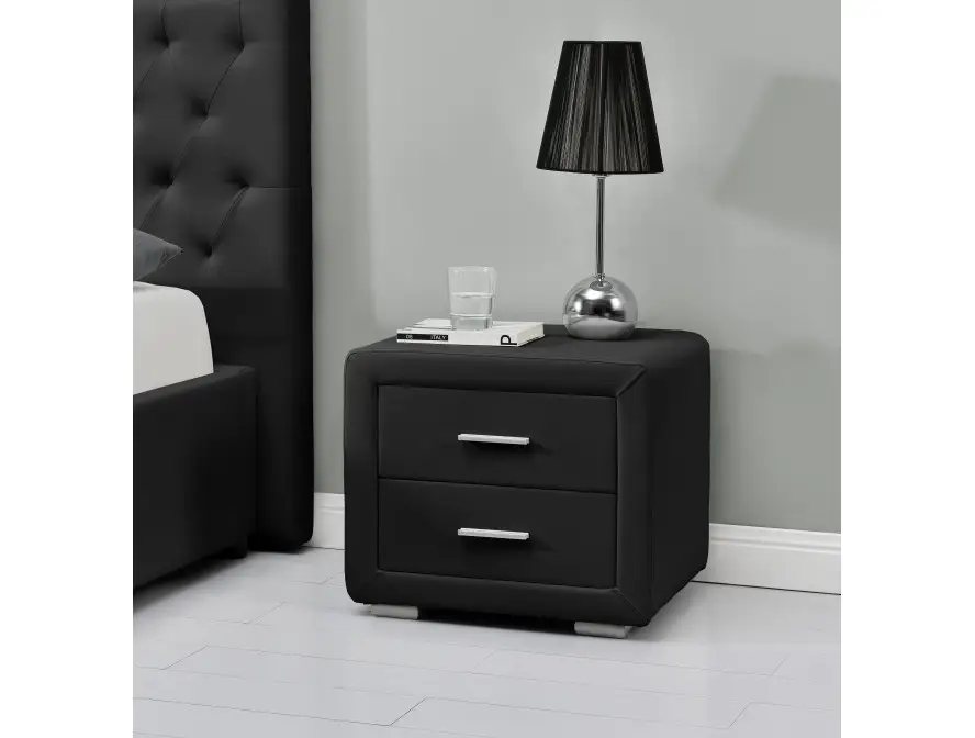 GENEVE Table de chevet en simili – Image 3