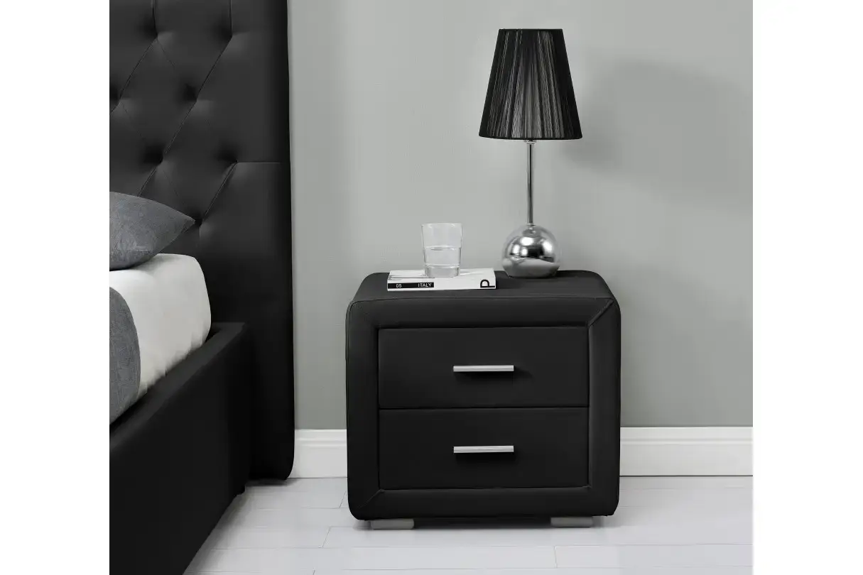 GENEVE Table de chevet en simili – Image 4