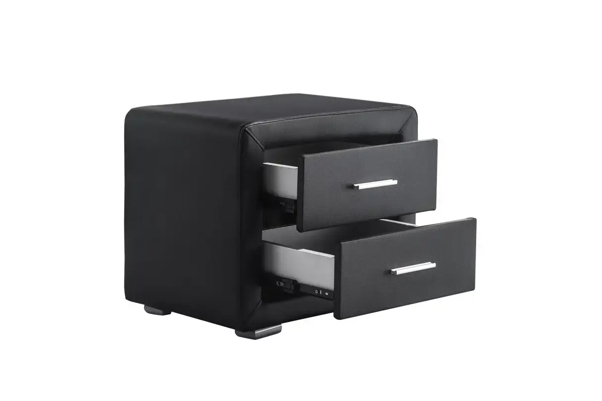 GENEVE Table de chevet en simili – Image 5