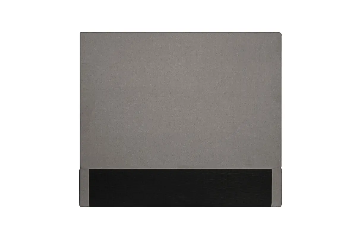 LAUREL Tête de lit en tissu gris 140 cm