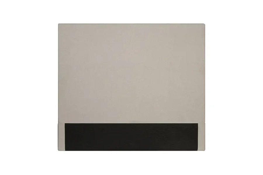 LAUREL Tête de lit en tissu BEIGE 140 cm