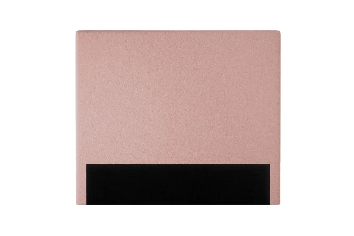 LAUREL Tête de lit en tissu bouclettes ROSE largeur 140 cm – Image 4