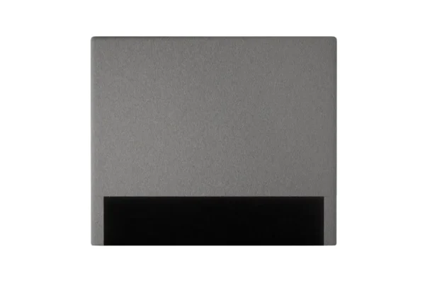 LAUREL Tête de lit en tissu bouclettes GRIS largeur 140 cm – Image 4