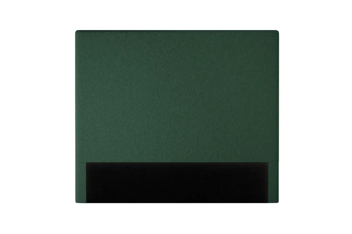 LAUREL Tête de lit en tissu bouclettes VERT FONCE largeur 140 cm – Image 4