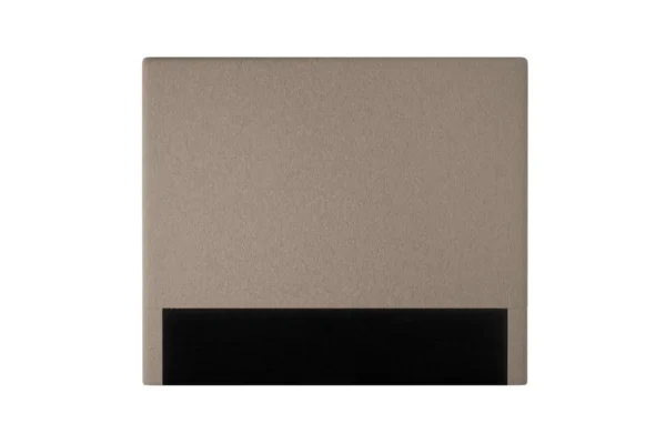 LAUREL Tête de lit en tissu bouclettes taupe largeur 140 cm – Image 4
