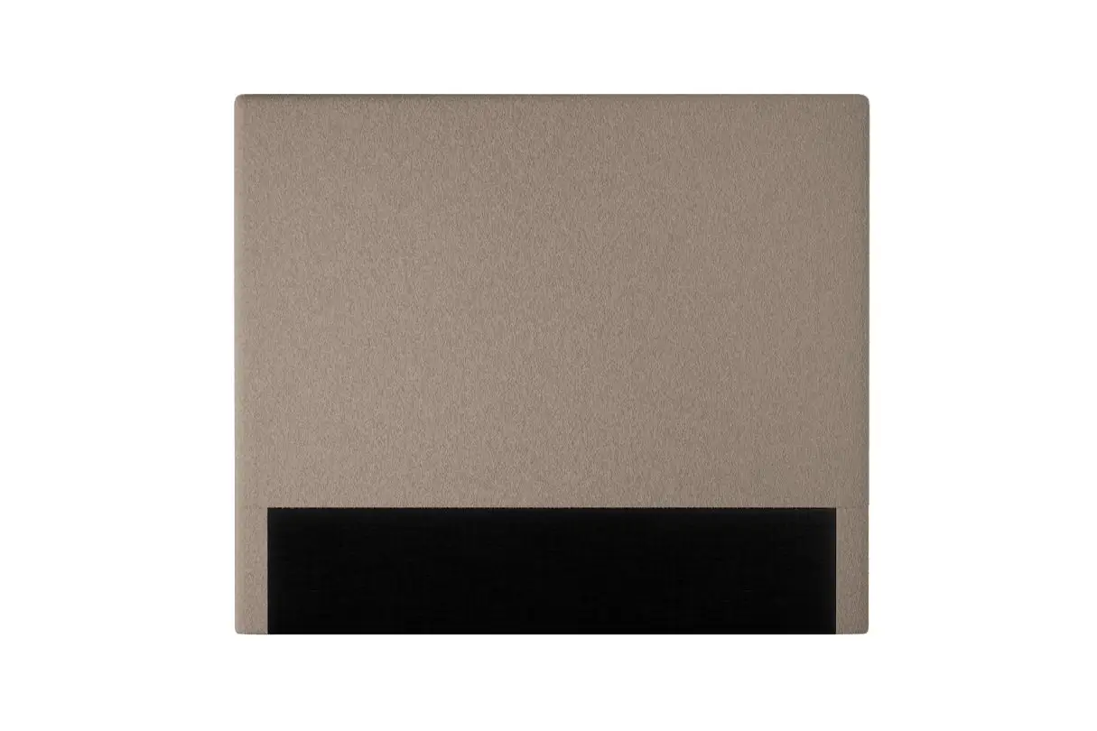 LAUREL Tête de lit en tissu bouclettes taupe largeur 140 cm – Image 4