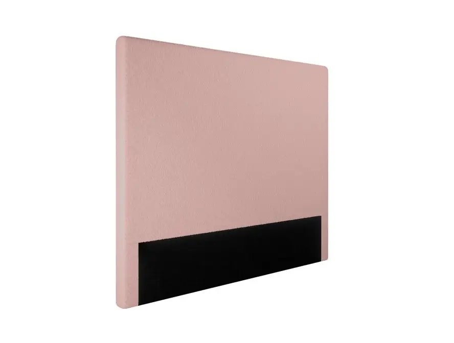 LAUREL Tête de lit en tissu bouclettes ROSE largeur 140 cm – Image 5
