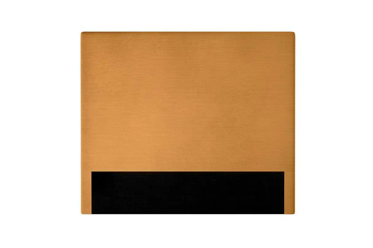 LAUREL Tête de lit en velours côtelé jaune  160cm – Image 4