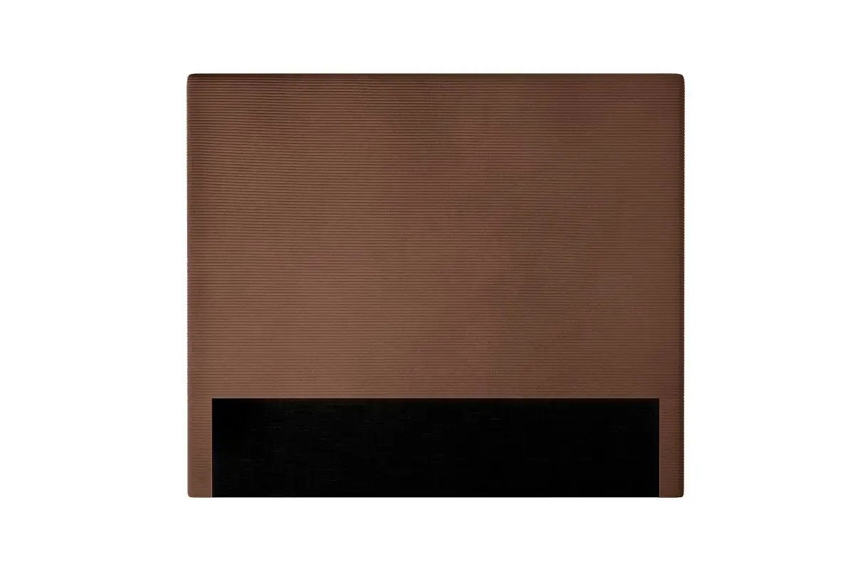 LAUREL Tête de lit en velours côtelé MARRON  160cm – Image 4