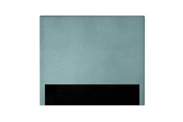 LAUREL Tête de lit en velours côtelé bleu clair  160cm – Image 4