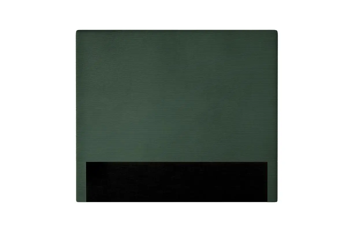 LAUREL Tête de lit en velours côtelé VERT FONCE  160cm – Image 4