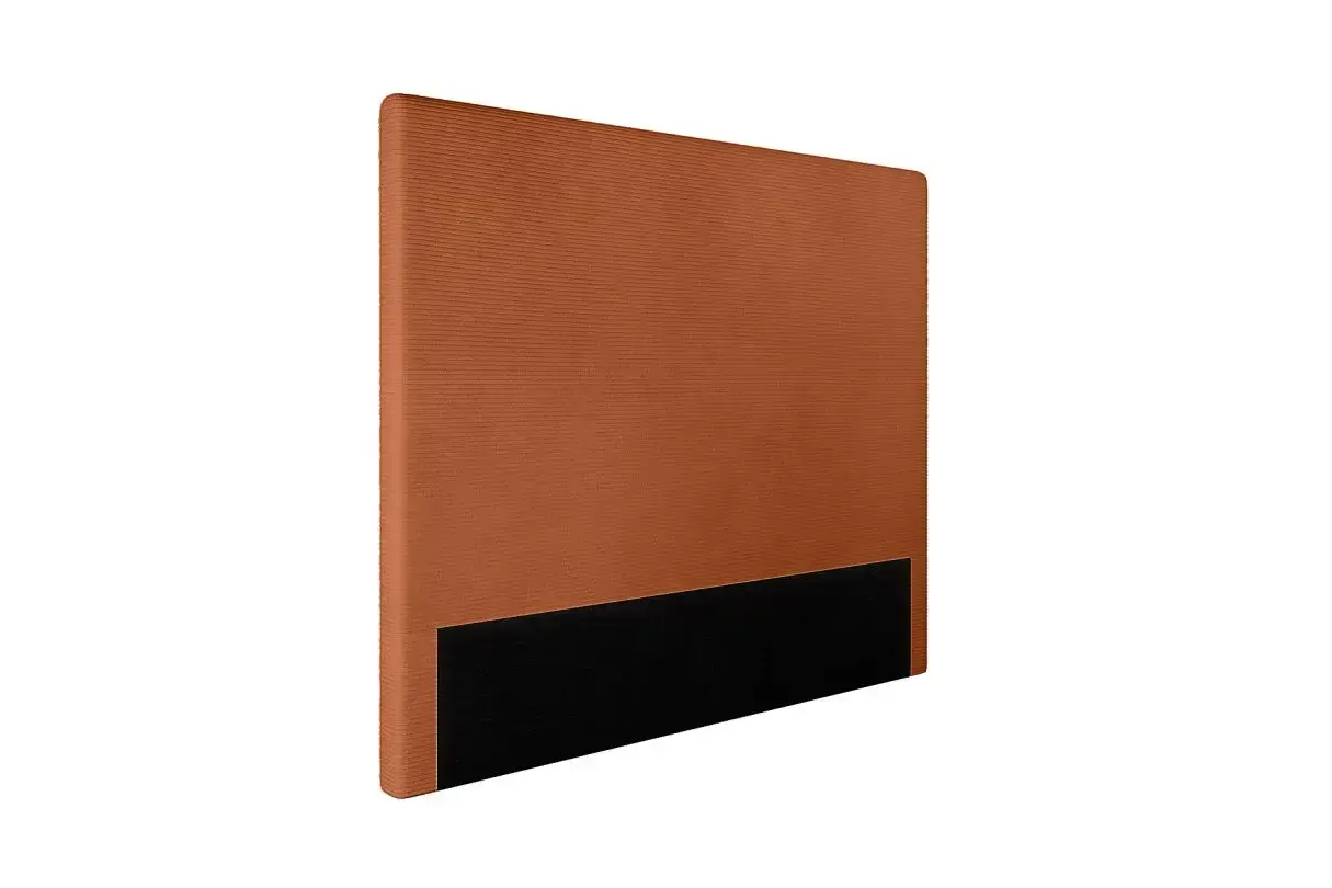 LAUREL Tête de lit en velours côtelé TERRACOTTA  160cm – Image 4