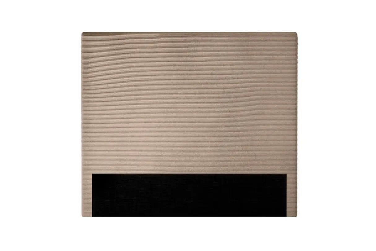 LAUREL Tête de lit en velours côtelé taupe  160cm – Image 5