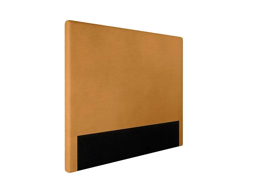 LAUREL Tête de lit en velours côtelé jaune  160cm – Image 5