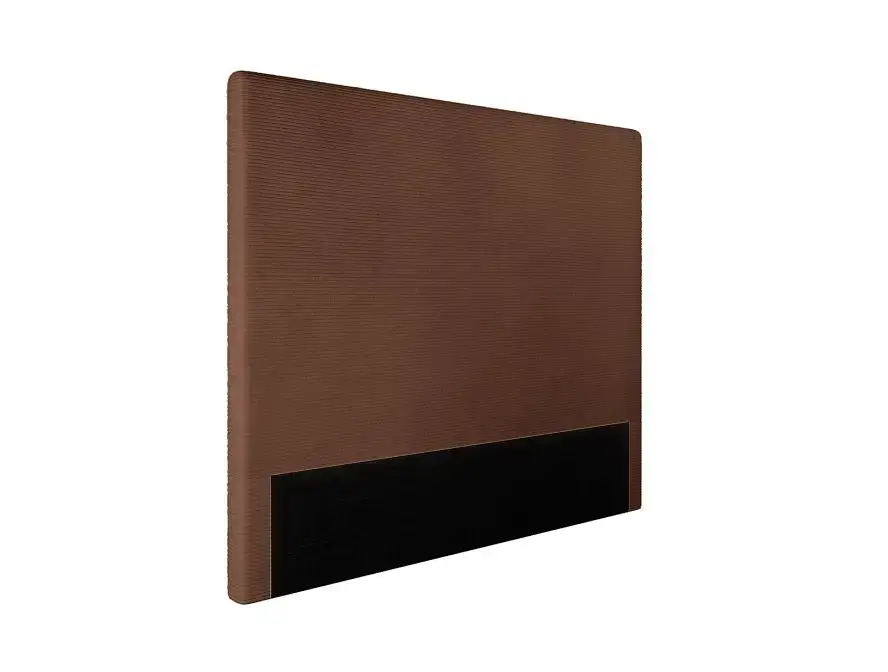 LAUREL Tête de lit en velours côtelé MARRON  160cm – Image 5