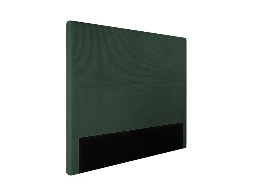 LAUREL Tête de lit en velours côtelé VERT FONCE  160cm – Image 5