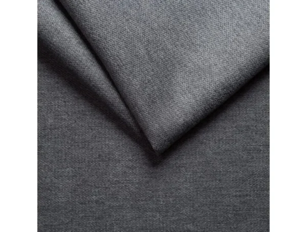 LORENA Tête de lit aspect quadrillé en tissu GRIS 160 cm – Image 6