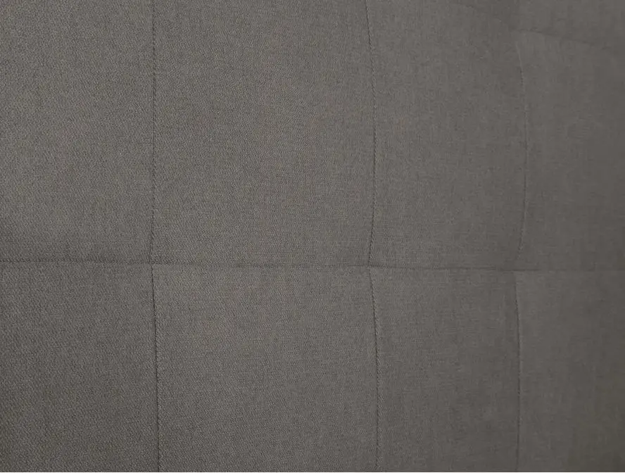 TRACY Tête de lit capitonnée en tissu GRIS 140 cm – Image 5