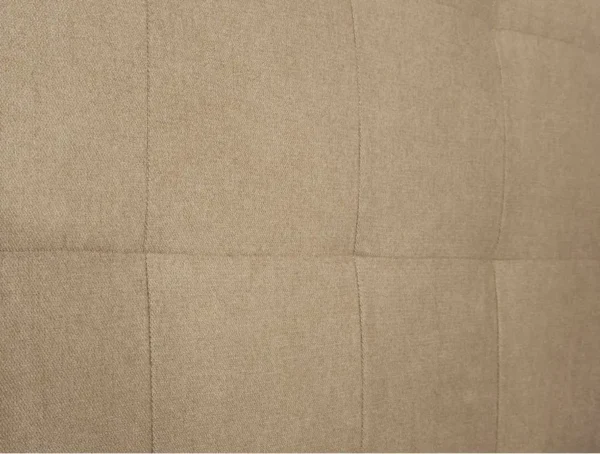 TRACY Tête de lit capitonnée en tissu beige 140 cm – Image 5