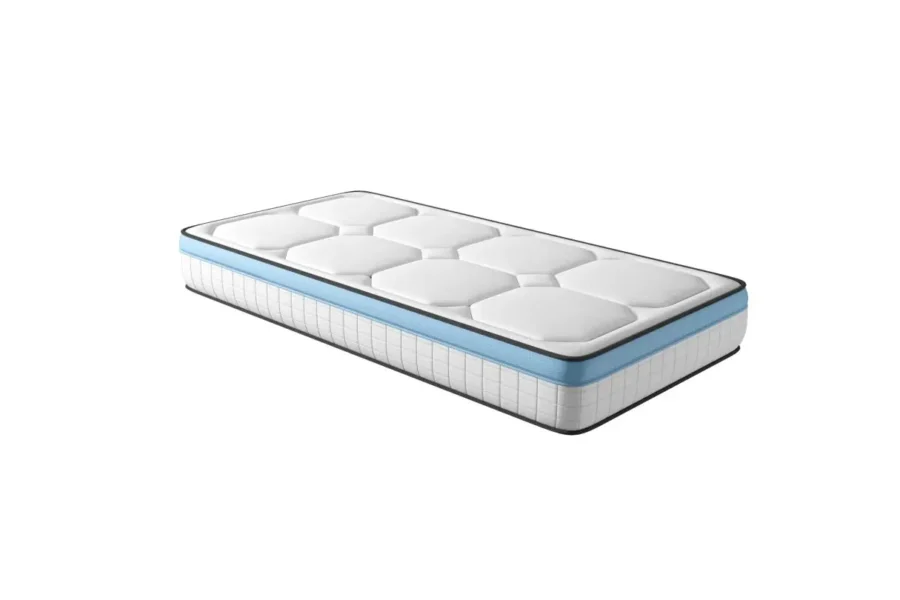 GELFRESH Matelas GELFRESH en mousse à mémoire de forme MemoryTex + mousse frozen gel - 24cm d'épaisseur  90/190 cm
