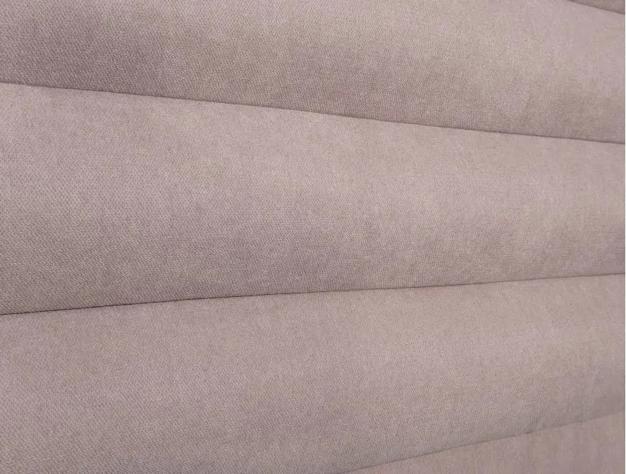 LAZARO Tête de lit aspect bombé en tissu vieux rose 160 cm – Image 5