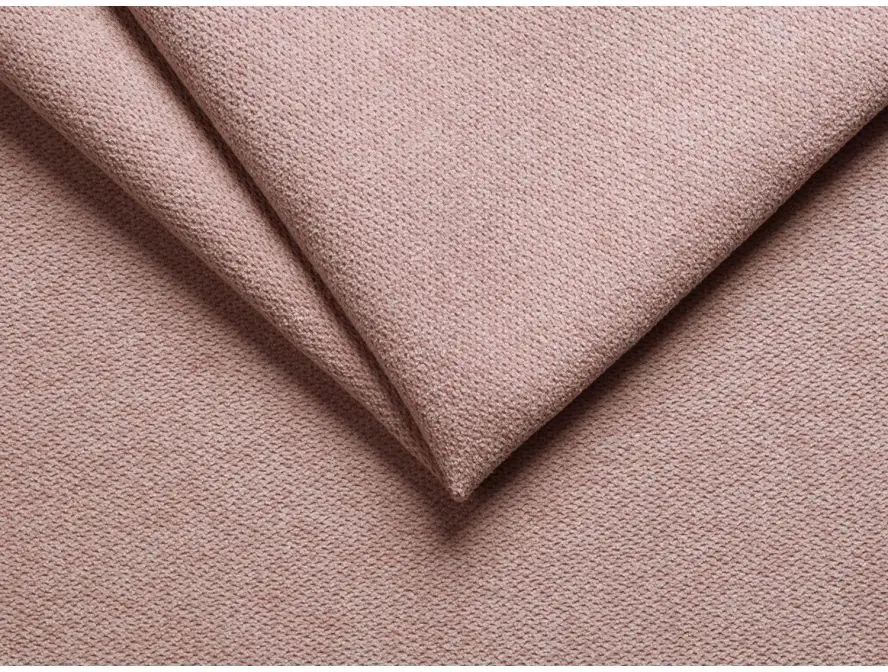 LAZARO Tête de lit aspect bombé en tissu vieux rose 160 cm – Image 6